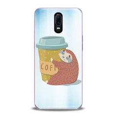 Lex Altern TPU Silicone Oppo Case Coffe Sloth