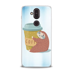 Lex Altern TPU Silicone Nokia Case Coffe Sloth