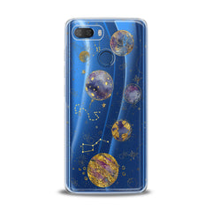 Lex Altern TPU Silicone Lenovo Case Golden Сonstellation