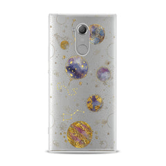 Lex Altern TPU Silicone Sony Xperia Case Golden Сonstellation