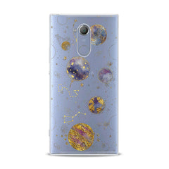 Lex Altern TPU Silicone Sony Xperia Case Golden Сonstellation