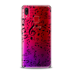 Lex Altern TPU Silicone VIVO Case Black Treble Clef