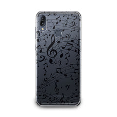 Lex Altern TPU Silicone Asus Zenfone Case Black Treble Clef