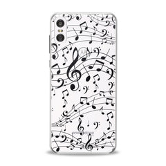 Lex Altern Black Treble Clef Motorola Case