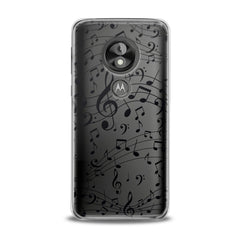 Lex Altern TPU Silicone Motorola Case Black Treble Clef