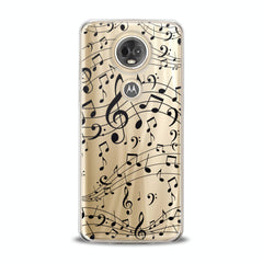 Lex Altern TPU Silicone Motorola Case Black Treble Clef