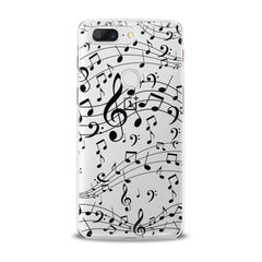 Lex Altern Black Treble Clef OnePlus Case