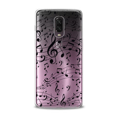 Lex Altern TPU Silicone OnePlus Case Black Treble Clef