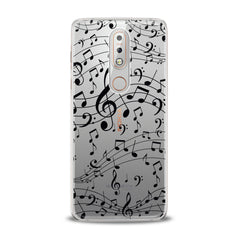 Lex Altern Black Treble Clef Nokia Case