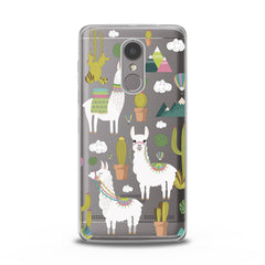 Lex Altern White Llama Pattern Lenovo Case