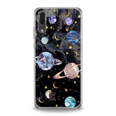 Lex Altern TPU Silicone Huawei Honor Case Marble Space