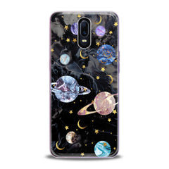 Lex Altern TPU Silicone Oppo Case Marble Space