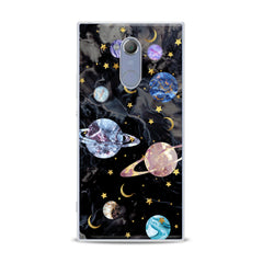 Lex Altern TPU Silicone Sony Xperia Case Marble Space