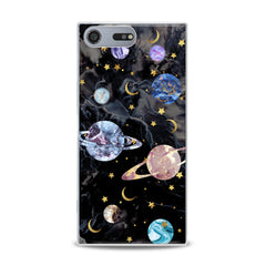 Lex Altern TPU Silicone Sony Xperia Case Marble Space