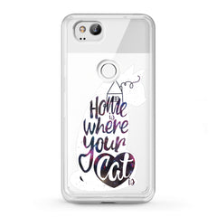 Lex Altern Google Pixel Case Cat Quote Pattern