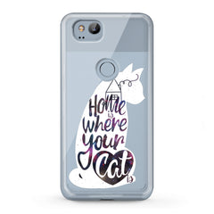 Lex Altern TPU Silicone Google Pixel Case Cat Quote Pattern