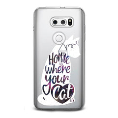 Lex Altern Cat Quote Pattern LG Case