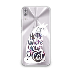 Lex Altern TPU Silicone Asus Zenfone Case Cat Quote Pattern