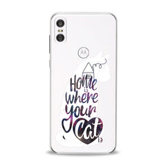 Lex Altern Cat Quote Pattern Motorola Case