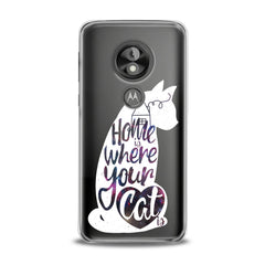 Lex Altern TPU Silicone Motorola Case Cat Quote Pattern