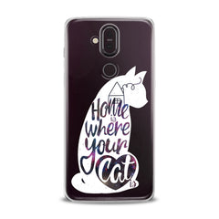 Lex Altern TPU Silicone Nokia Case Cat Quote Pattern