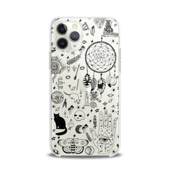 Lex Altern TPU Silicone iPhone Case Black Pattern