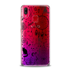 Lex Altern TPU Silicone VIVO Case Black Pattern