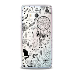 Lex Altern Black Pattern HTC Case