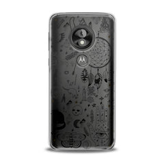 Lex Altern TPU Silicone Phone Case Black Pattern