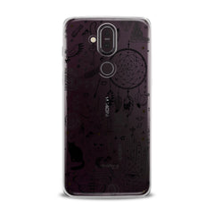 Lex Altern TPU Silicone Nokia Case Black Pattern