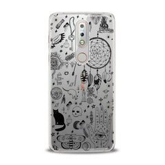 Lex Altern Black Pattern Nokia Case