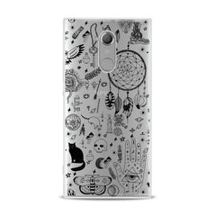 Lex Altern Black Pattern Sony Xperia Case