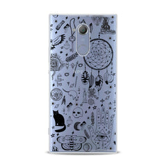 Lex Altern TPU Silicone Sony Xperia Case Black Pattern