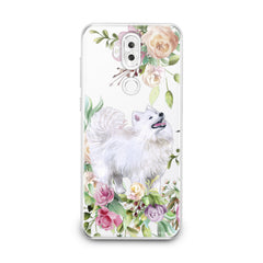 Lex Altern TPU Silicone Asus Zenfone Case White Samoyed Dog