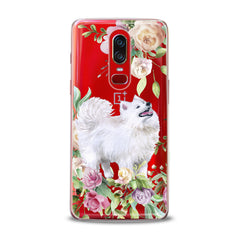 Lex Altern TPU Silicone OnePlus Case White Samoyed Dog