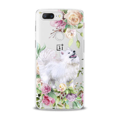 Lex Altern TPU Silicone OnePlus Case White Samoyed Dog