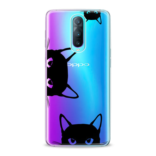 Lex Altern Elegant Black Cats Oppo Case