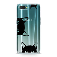 Lex Altern TPU Silicone Oppo Case Elegant Black Cats