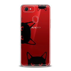 Lex Altern TPU Silicone Oppo Case Elegant Black Cats