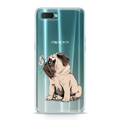 Lex Altern TPU Silicone Oppo Case Cute Puppy Pug