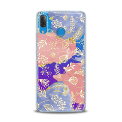 Lex Altern TPU Silicone Lenovo Case Golden Plants