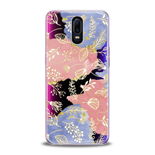 Lex Altern Golden Plants Oppo Case