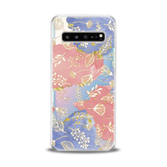 Lex Altern TPU Silicone Samsung Galaxy Case Golden Plants