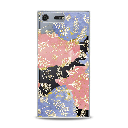 Lex Altern Golden Plants Sony Xperia Case