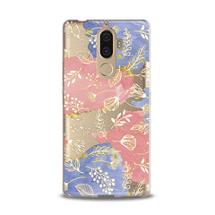 Lex Altern TPU Silicone Lenovo Case Golden Plants