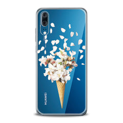 Lex Altern TPU Silicone Huawei Honor Case Floral Ice Cream