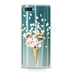 Lex Altern TPU Silicone Oppo Case Floral Ice Cream