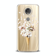 Lex Altern TPU Silicone Motorola Case Floral Ice Cream