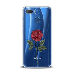 Lex Altern TPU Silicone Lenovo Case Red Printed Rose