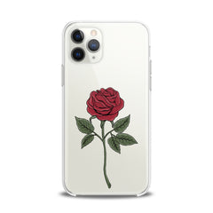 Lex Altern TPU Silicone iPhone Case Red Printed Rose